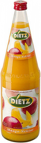 Dietz Mango nektar 1l sklo