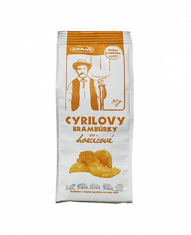 Premium Cyrilovy Brambůrky hořčice 90g