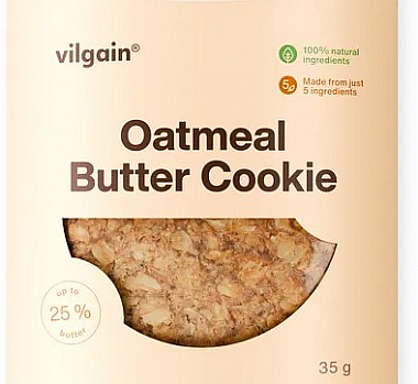 Vilgain    Oatmeal Butter Cooki Máslová sušenka 35g