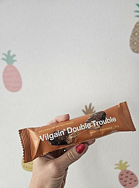 Vilgain   Double Trouble Protein Bar  Arašídy se slaným karamelem 55g