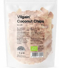 Vilgain   Kokosové chipsy BIO 40g