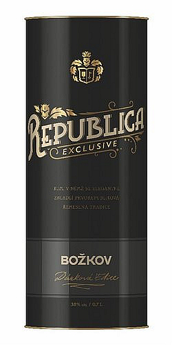 Božkov Republica Exclusive v tubě  38%0.70l