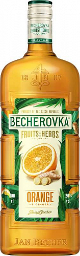 LITR Likér Becherovka Orange & Ginger holá lahev  20%1.00l