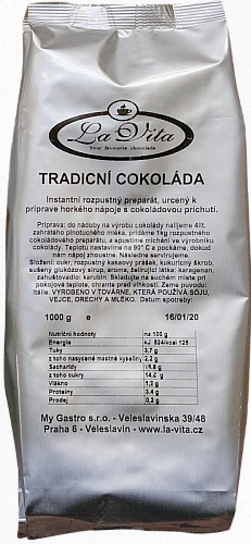 La Vita Tradiční čokoláda 1kg