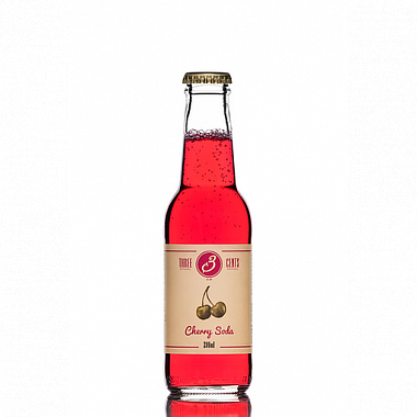 Three Cents Cherry Soda 0.2l sklo